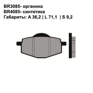 Синтетические колодки Brenta BR4085