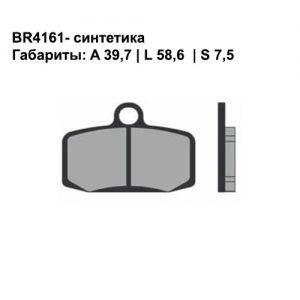 Синтетические колодки Brenta BR4161