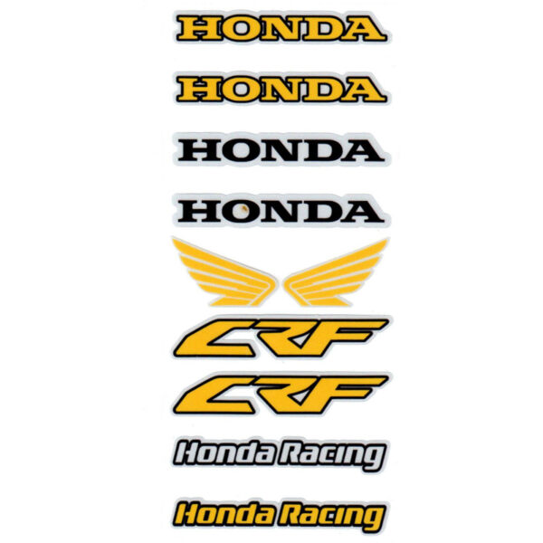 Комплект светоотражающих наклеек “Honda 126” 2