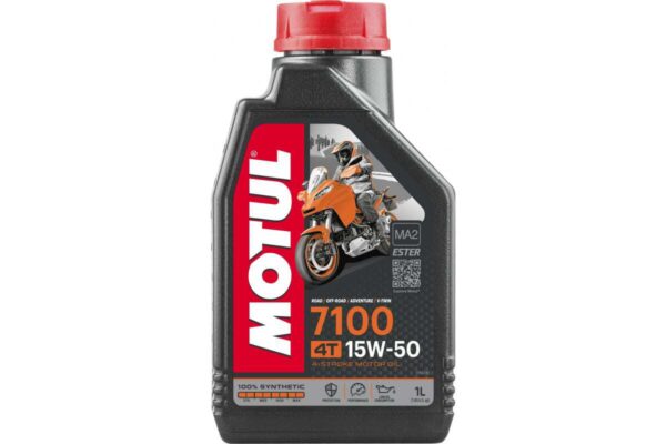 Моторное масло Motul 7100 4T SAE 15W50, Объем 1 л, ОЕМ-код 104298 3