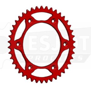 Задняя звезда Esjot 50-32045-42LR (аналог JTR210.42) Ultralight Steel / red для Honda 250 CRM