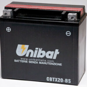 Аккумулятор Unibat CBTX20-BS (12V, 18AH, 175 x 87 x 155) АНАЛОГ YUASA YTX20-BS