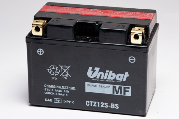 Аккумулятор Unibat CTZ12S-BS (12V,11Ah, 150 x 87 x 110), аналог YUASA YTZ12S 3