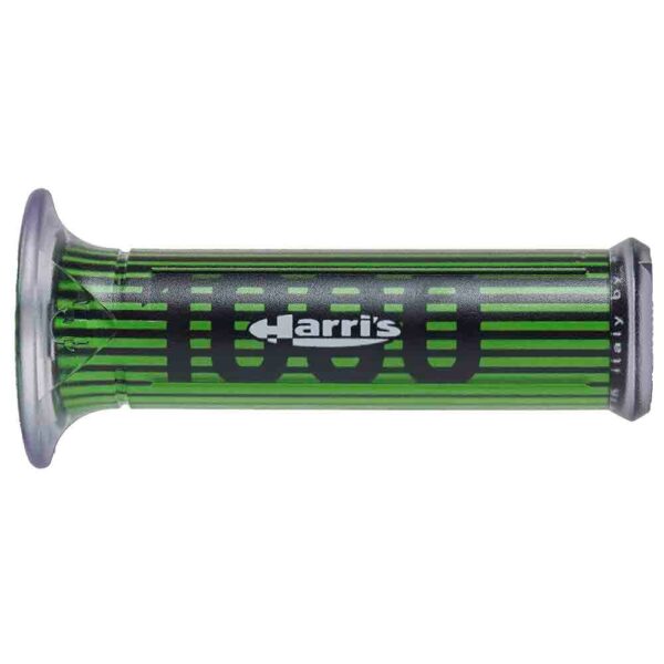 Грипсы руля ARIETE серии HARRI’S с логотипом HARRI’S 1000 зеленый (ARI-01687/F-CV) 2
