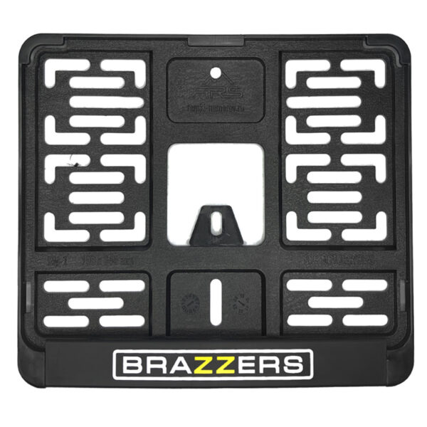 Рамка под номерной знак мотоцикла “Brazzers” 3