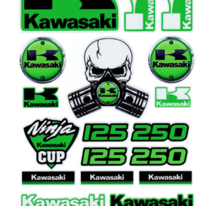 Комплект светоотражающих наклеек “Kawasaki 243”