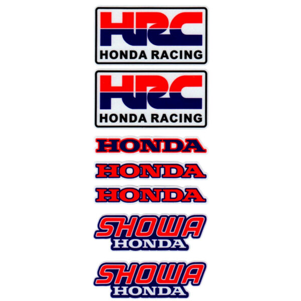 Комплект светоотражающих наклеек “Honda 123” 2