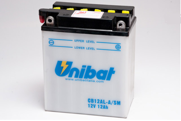 Аккумулятор Unibat CB12AL-A-SM (12V, 12Ah, 134 x 80 x 160), аналог YUASA YB12AL-A