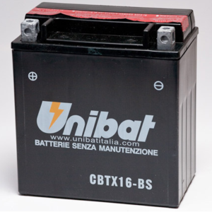 Мотоциклетный аккумулятор Unibat CBTX14-BS (12V, 12Ah, 150 x 87 x 145), аналог YUASA YTX14-BS 2