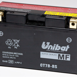 Аккумулятор Unibat CT7B-BS (12V, 6,5Ah, 150 x 65 x 93), аналог YUASA YT7B-BS