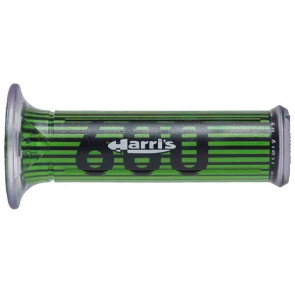 Грипсы руля ARIETE серии HARRI’S с логотипом HARRI’S 600 зеленый (ARI-01687/F-DV) 3