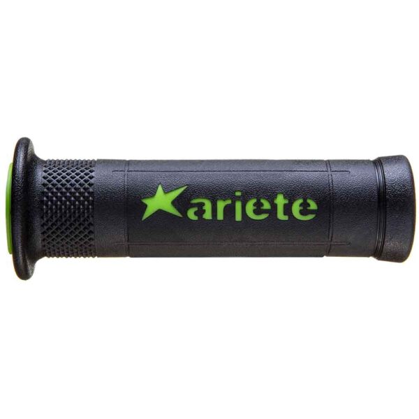 Грипсы руля ARIETE серии ARIRAM черно-зеленые (ARI-02642-VN) 2