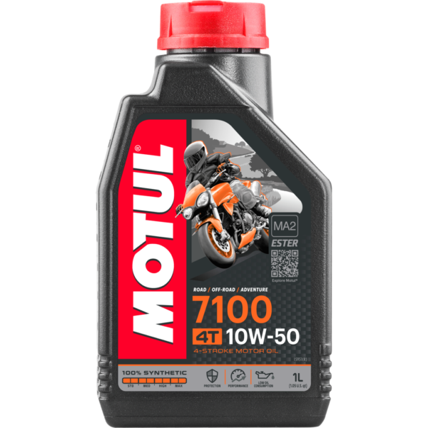 Моторное масло Motul 7100 4T SAE 10W50, Объем 1 л, ОЕМ-код 104208 3