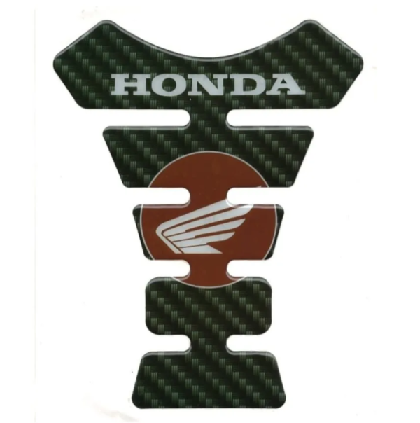 Наклейка защитная на бак “Хонда” псевдокарбон