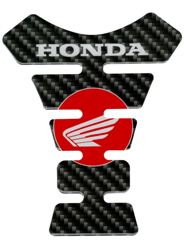 Наклейка защитная на бак “Хонда” псевдокарбон