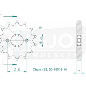 Передняя звезда Esjot 50-15018-13 (аналог JTF548.13)