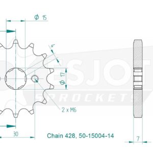 Передняя звезда Esjot 50-15004-14 (аналог JTF274.14)