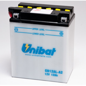 Аккумулятор Unibat CB12AL-A2-SM (12V, 12Ah,  134 x 80 x 160), аналог YUASA YB12AL-A2