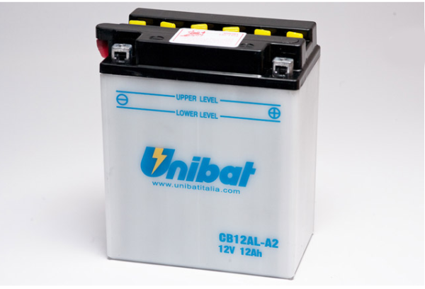 Аккумулятор Unibat CB12AL-A2-SM (12V, 12Ah,  134 x 80 x 160), аналог YUASA YB12AL-A2 3