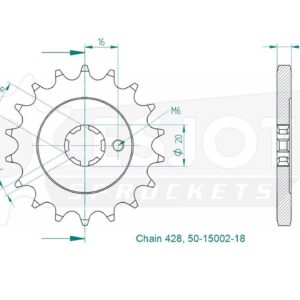 Передняя звезда Esjot 50-15002-18 (аналог JTF259.18)