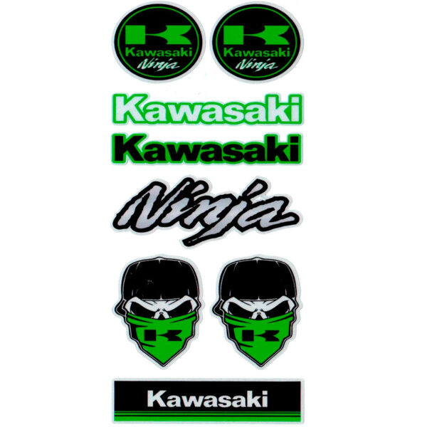Комплект светоотражающих наклеек Кавасаки 138 2