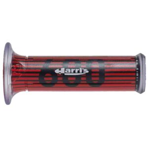 Грипсы руля ARIETE серии HARRI’S с логотипом HARRI’S сине-красный (01687/FBRA) 2