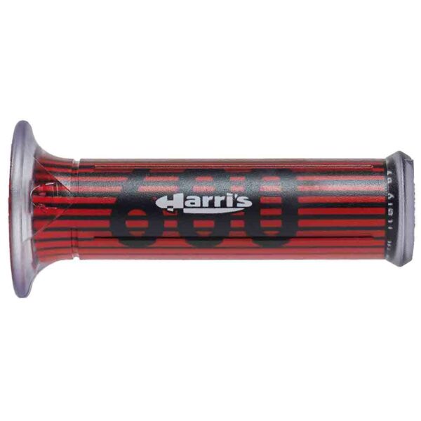 Грипсы руля ARIETE серии HARRI’S с логотипом HARRI’S 600 красный (ARI-01687/F-DR) 2