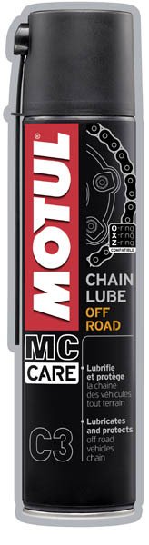 Смазка цепи Motul C3 Chain Lube Off Road, Объем 400 мл, ОЕМ-код 102982 3