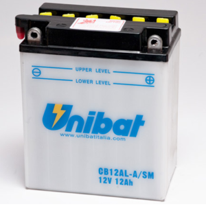 Аккумулятор Unibat CB12AL-A-SM (12V, 12Ah, 134 x 80 x 160), аналог YUASA YB12AL-A