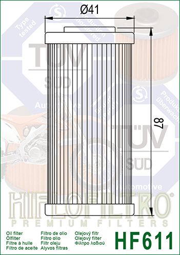 Масляный фильтр Hiflofiltro HF611 3