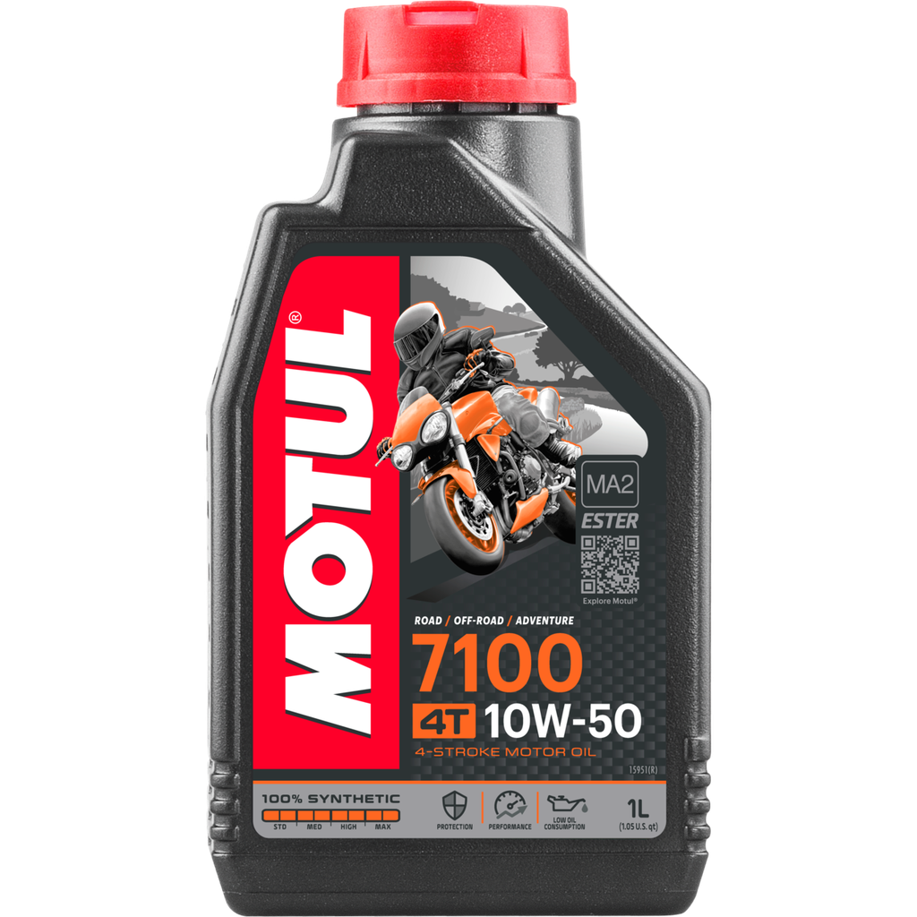 Моторное масло Motul 7100 4T SAE 10W50, Объем 1 л, ОЕМ-код 104208
