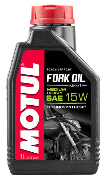 Вилочное масло Motul Fork Oil Expert Medium/Heavy 15W, Объем 1 л, ОЕМ-код 105931