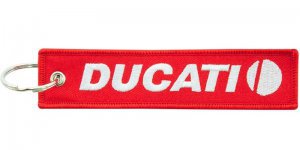 Брелок Ducati красный (ткань) 3