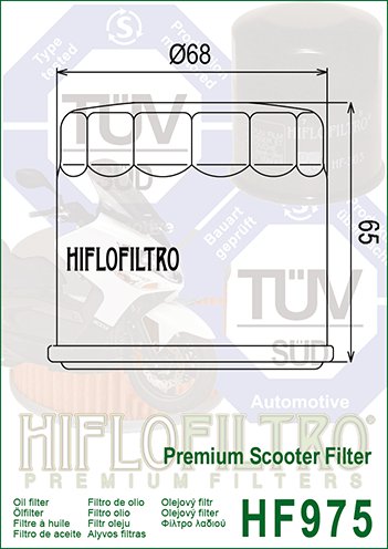 Масляный фильтр Hiflofiltro HF-975 9