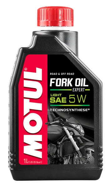 Вилочное масло Motul Fork Oil Expert Light 5W, Объем 1 л, ОЕМ-код 105929