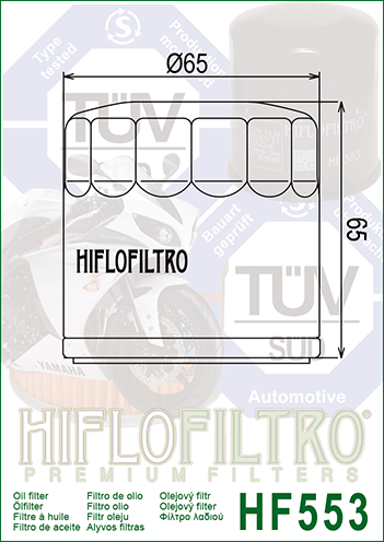 Масляный фильтр Hiflofiltro HF553 4