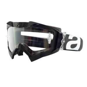Кроссовые очки Ariete ADRENALINE PRIMIS очки черные, прозрачная линза с булавками (ARI-14001-NBN)