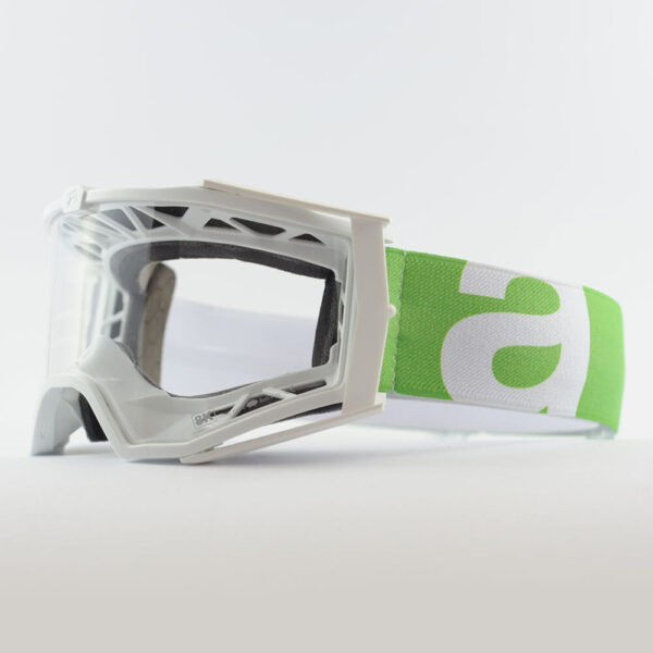 Кроссовые очки Ariete 8K очки белые, прозрачная линза (ARI-14960-132)