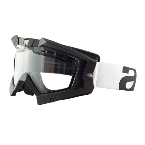 Кроссовые очки Ariete RC FLOW черные, двойные прозрачные вентилируемые линзы (ARI-13950-NBN) 2