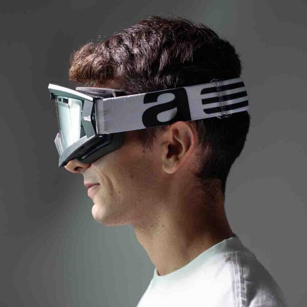 Кроссовые очки Ariete RC FLOW черные, двойные прозрачные вентилируемые линзы (ARI-13950-NBN) 26