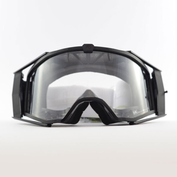 Кроссовые очки Ariete 8K очки черные, прозрачная линза (ARI-14960-094) 4