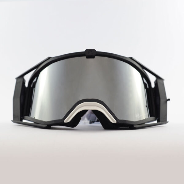 Кроссовые очки Ariete 8K TOP DESERT очки черные, хром затемненная линза (ARI-14960-T072)