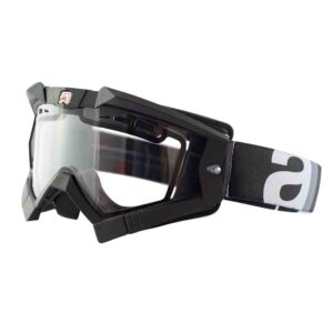 Кроссовые очки Ariete RC FLOW черные, двойные прозрачные вентилируемые линзы (ARI-13950-NGR)
