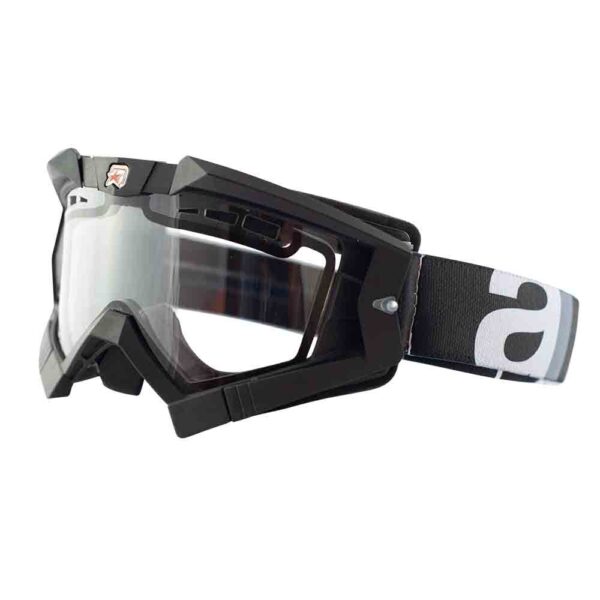 Кроссовые очки Ariete RC FLOW черные, двойные прозрачные вентилируемые линзы (ARI-13950-NGR) 3