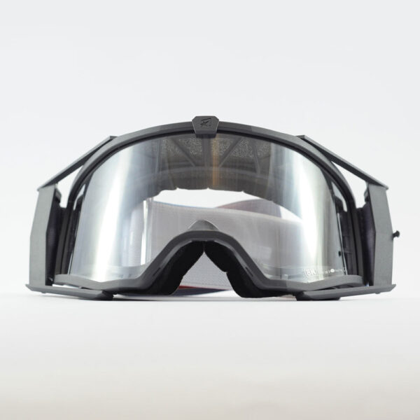 Кроссовые очки Ariete 8K очки серые, прозрачная линза (ARI-14960-022)