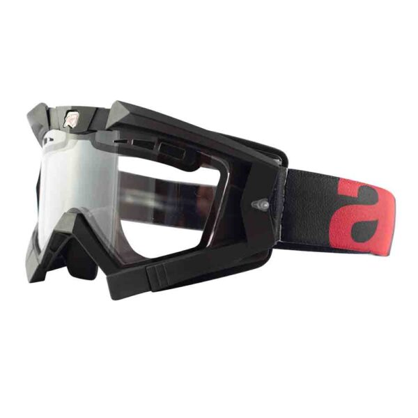 Кроссовые очки Ariete RC FLOW черные, двойные прозрачные вентилируемые линзы (ARI-13950-NRR)