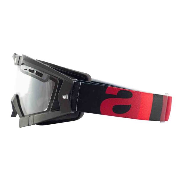 Кроссовые очки Ariete RC FLOW черные, двойные прозрачные вентилируемые линзы (ARI-13950-NRR) 12