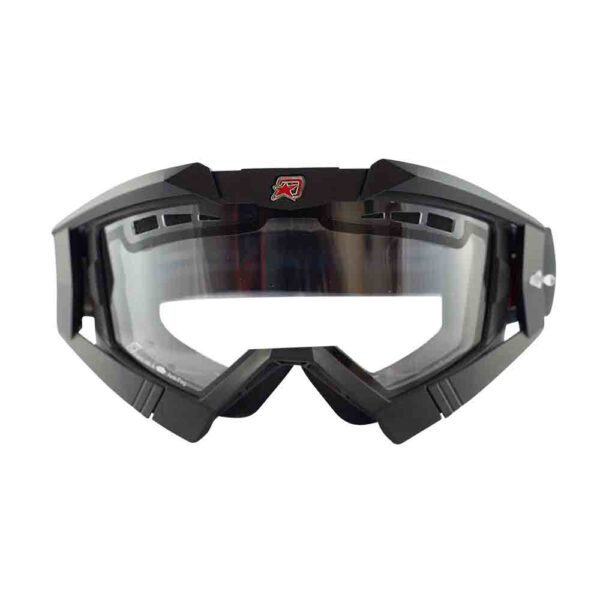 Кроссовые очки Ariete RC FLOW черные, двойные прозрачные вентилируемые линзы (ARI-13950-NVV) 3