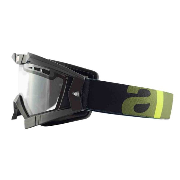 Кроссовые очки Ariete RC FLOW черные, двойные прозрачные вентилируемые линзы (ARI-13950-NVV) 5
