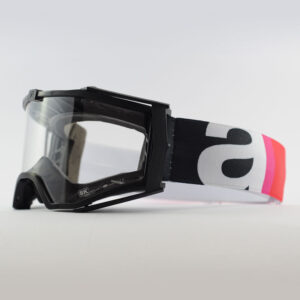 Кроссовые очки Ariete ADRENALINE PRIMIS очки черные, прозрачная линза с булавками (ARI-14001-NGN) 2